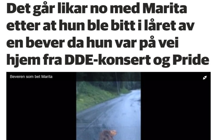En minneverdig tittel, på 26 ord, hos Rana Blad 22. juni 2017. Foto: Faksimile En minneverdig tittel, på 26 ord, hos Rana Blad 22. juni 2017. Foto: Faksimile