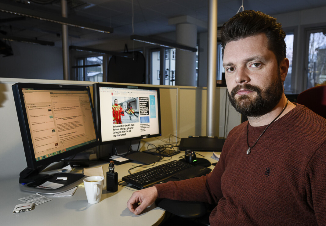 Digitalredaktør Tord Olander Pedersen i Rana Blad ser en klar nytteverdi i lange, og gode, titler. Foto: Øyvind Bratt / Rana Blad Digitalredaktør Tord Olander Pedersen i Rana Blad ser en klar nytteverdi i lange, og gode, titler. Foto: Øyvind Bratt / Rana Blad