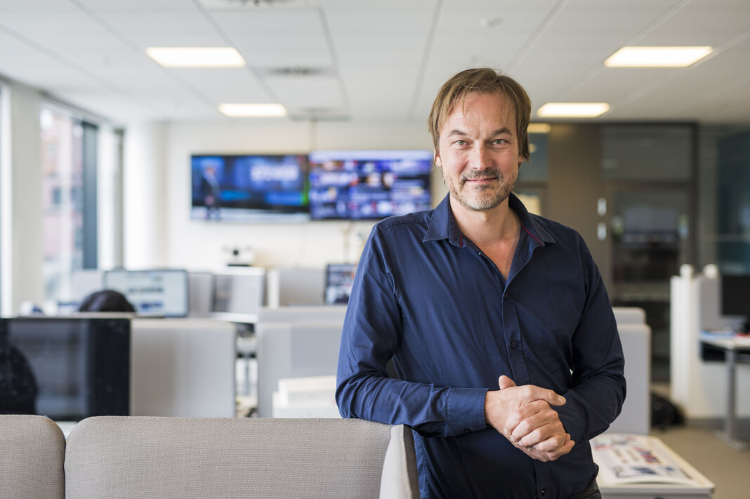 – Det er forskjell på å tenke jobb og å jobbe. Tror hodet har godt av passiv tid og skjermfri, sier Jan Thoresen, toppsjef i Scandinavia Online. – Det er forskjell på å tenke jobb og å jobbe. Tror hodet har godt av passiv tid og skjermfri, sier Jan Thoresen, toppsjef i Scandinavia Online.