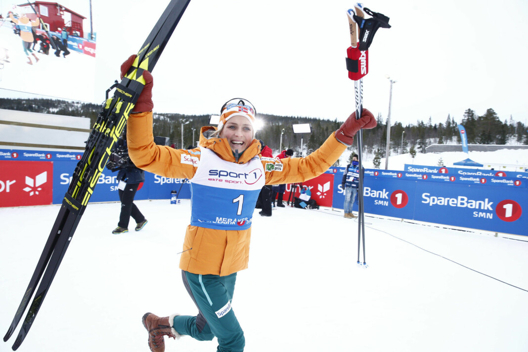 Therese Johaug går for gull i ski-VM, som sendes på NRK TV, radio og nett-TV. Foto: Terje Pedersen / NTB scanpix