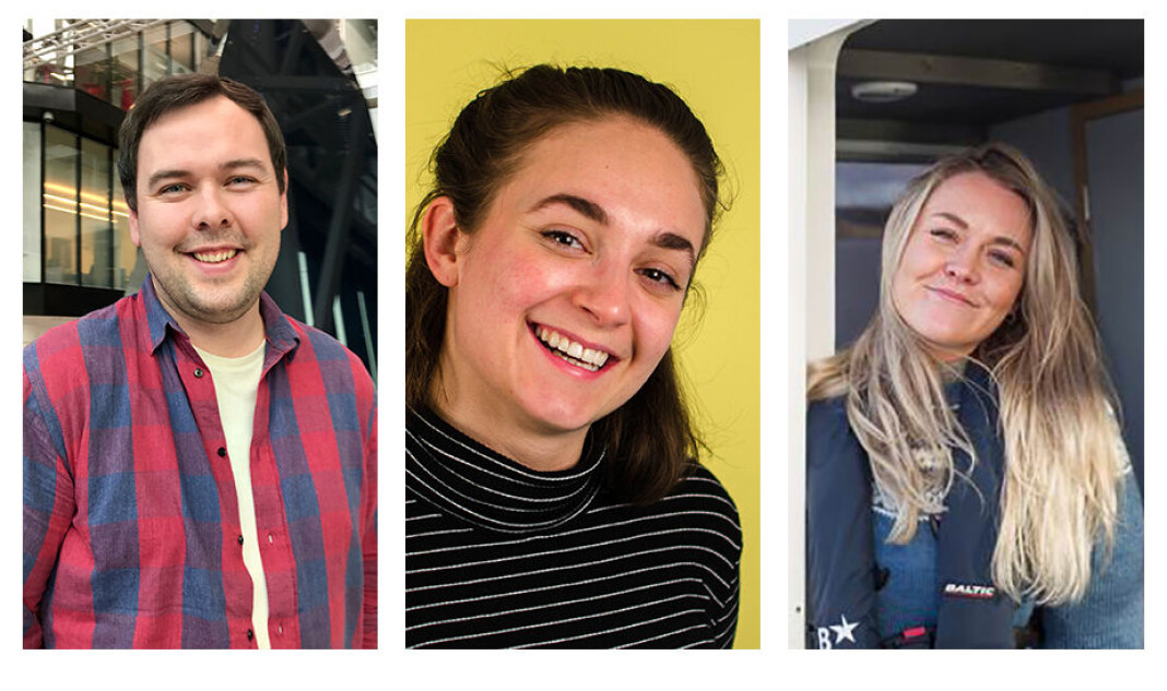 Svein Erik Giskegjerde, Hannah Amanda Hansen og Malene Indrebø-Langlo får jobb i TV 2s nye «Lab2». Foto: Privat Svein Erik Giskegjerde, Hannah Amanda Hansen og Malene Indrebø-Langlo får jobb i TV 2s nye «Lab2». Foto: Privat