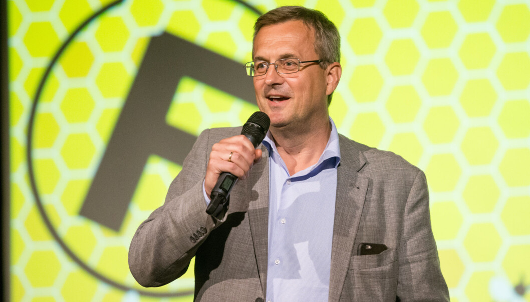 Per Brikt Olsen, administrerende direktør i Fagpressen. Per Brikt Olsen, administrerende direktør i Fagpressen.