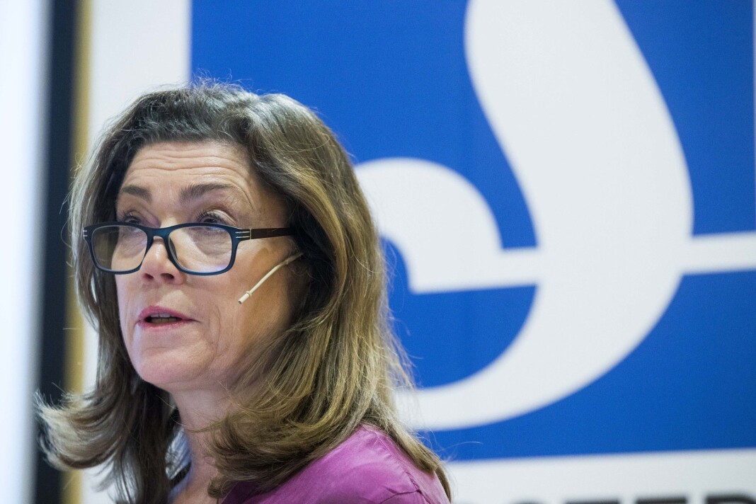 Analytikerne venter at salg av Adevinta-aksjer vil gi Schibsted og den nye konsernsjefen Kristin Skogen Lund mellom to og tre milliarder kroner. Foto: Terje Pedersen / NTB scanpix Analytikerne venter at salg av Adevinta-aksjer vil gi Schibsted og den nye konsernsjefen Kristin Skogen Lund mellom to og tre milliarder kroner. Foto: Terje Pedersen / NTB scanpix