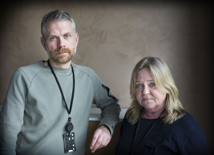 Journalistene Eivind Kristensen og Connie Bentzrud laget «Jenta på broa» for Fædrelandsvennen. Foto: Kjartan Bjelland/Fædrelandsvennen