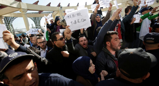 Journalister pågrepet under protest mot sensur i Algerie
