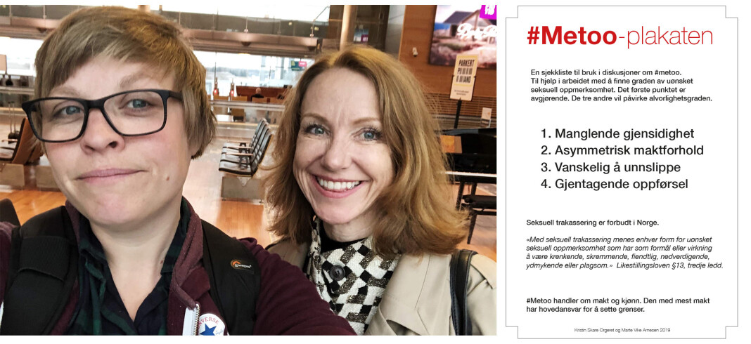 Forfatterne, fra venstre Marte Vike Arnesen og Kristin Skare Orgeret. Foto: Privat Forfatterne, fra venstre Marte Vike Arnesen og Kristin Skare Orgeret. Foto: Privat