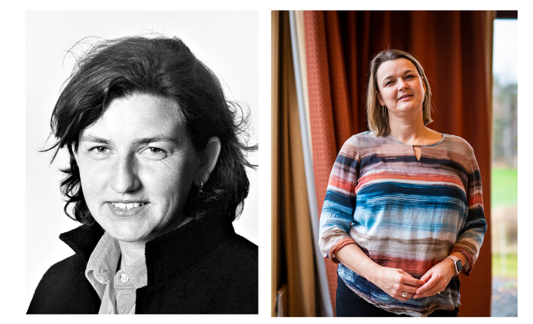 Karina Jensen (t.v) var en engasjert og prisvinnende fotojournalist, som døde i 1998. Nå vil NJ-leder Hege Iren Frantzen videreføre fondet i hennes minne, som har støttet fotojournalister i 30 år. Foto: Arkiv / Kristine Lindebø Karina Jensen (t.v) var en engasjert og prisvinnende fotojournalist, som døde i 1998. Nå vil NJ-leder Hege Iren Frantzen videreføre fondet i hennes minne, som har støttet fotojournalister i 30 år. Foto: Arkiv / Kristine Lindebø
