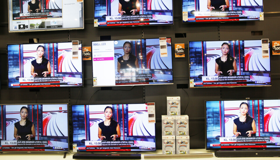 Inntektene fra reklame har falt kraftig i årets to første måneder, især for TV-markedet. Foto: Terje Bendiksby / NTB scanpix Inntektene fra reklame har falt kraftig i årets to første måneder, især for TV-markedet. Foto: Terje Bendiksby / NTB scanpix