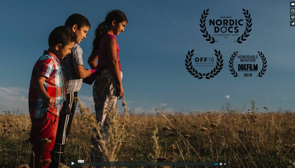 «The Dry Valley» handler om rumenske migranter. Skjermdump, Differ media, Vimeo