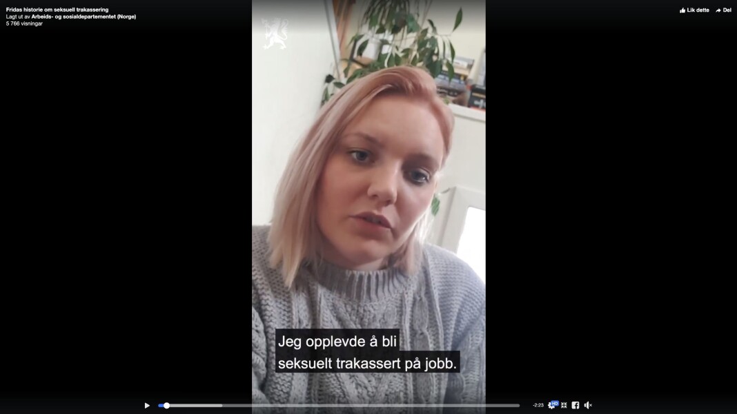 Journalist Frida Brembo-Egilsrud ble seksuelt trakassert på jobb for avisa Fremover i Narvik. Journalist Frida Brembo-Egilsrud ble seksuelt trakassert på jobb for avisa Fremover i Narvik.