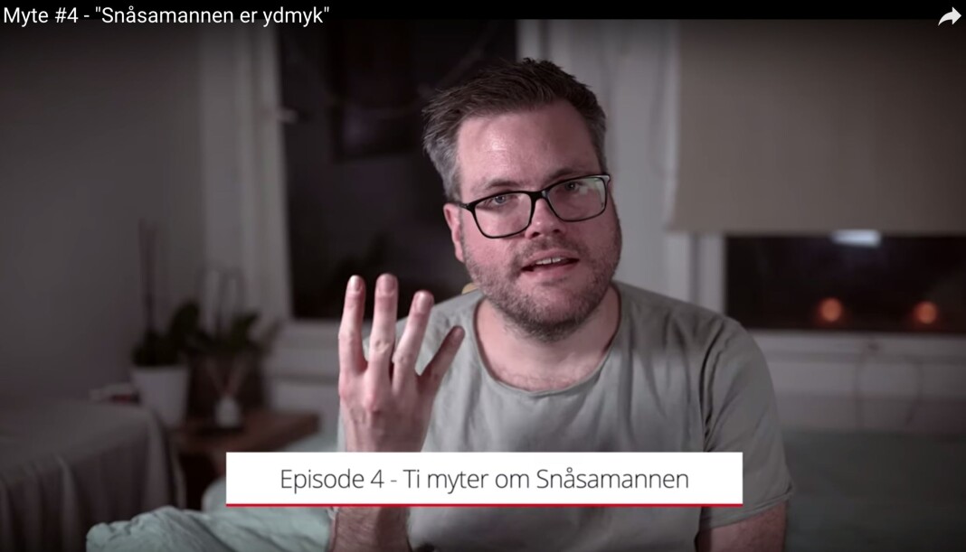 Gunnar Tjomlid mener at filmskapere så vel som journalister bør gå mer kritisk til verks. Skjermdump fra Youtube Gunnar Tjomlid mener at filmskapere så vel som journalister bør gå mer kritisk til verks. Skjermdump fra Youtube