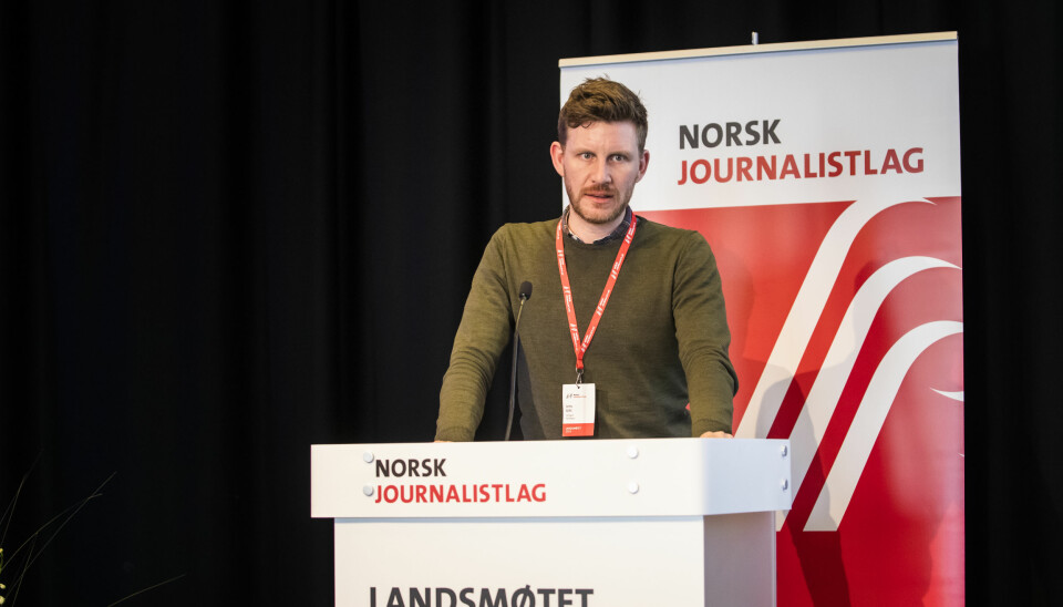 Leder Jens Kihl i Bergen Journalistlag. Foto: Nils Martin Silvola