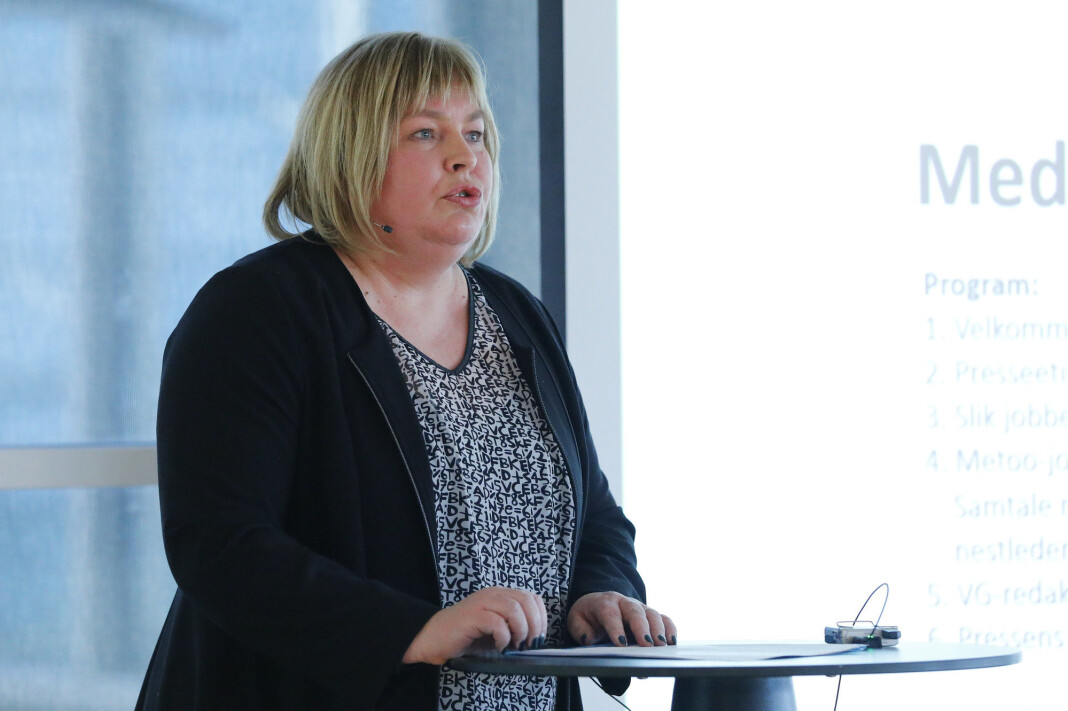 Generalsekretær Elin Floberghagen i Norsk Presseforbund innledet om etikkåret 2020. Arkivfoto: Fredrik Hagen / NTB Generalsekretær Elin Floberghagen i Norsk Presseforbund innledet om etikkåret 2020. Arkivfoto: Fredrik Hagen / NTB