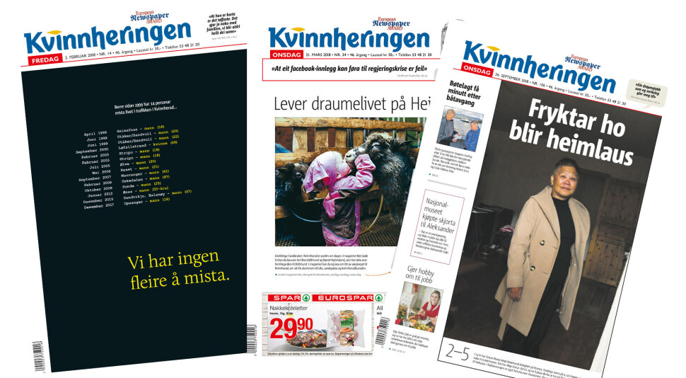 I en klasse for seg selv: lokalavisa Kvinnheringen er kårets til Årets lokalavis. I en klasse for seg selv: lokalavisa Kvinnheringen er kårets til Årets lokalavis.