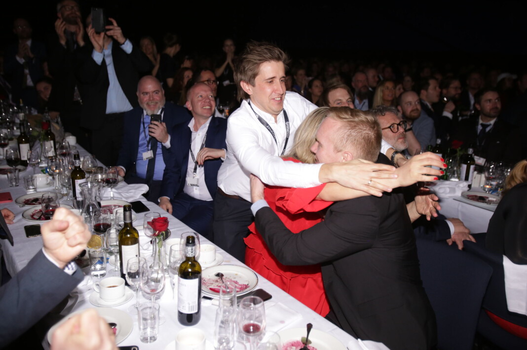 Dagens Næringsliv vinner Skup-prisen 2019. Foto: Eskil Wie Furunes Dagens Næringsliv vinner Skup-prisen 2019. Foto: Eskil Wie Furunes
