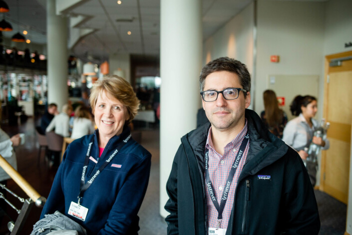 Elisabeth Bullimer og Adam Goldman på Skup-konferansen i Tønsberg denne helgen. Foto: Eskil Wie Furunes Elisabeth Bullimer og Adam Goldman på Skup-konferansen i Tønsberg denne helgen. Foto: Eskil Wie Furunes