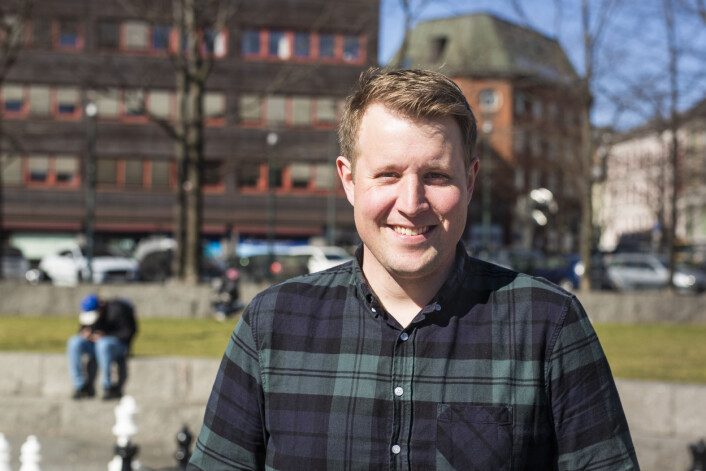 Even Skårberg Aarnes, journalist, NRK Telemark
og nyvalgt medlem i NJs landsstyre. Foto: Kristine Lindebø Even Skårberg Aarnes, journalist, NRK Telemark
og nyvalgt medlem i NJs landsstyre. Foto: Kristine Lindebø