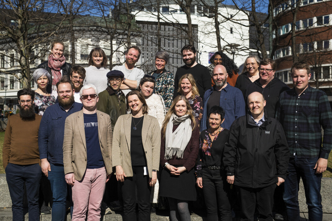 Norsk Journalistlags nye landsstyre var samla til sitt første møte 8. og 9. april. Foto: Kristine Lindebø