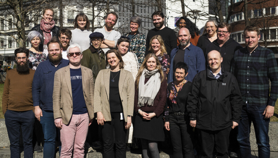 Norsk Journalistlags landsstyre samlet til sitt første møte på vårparten i år. Foto: Kristine Lindebø