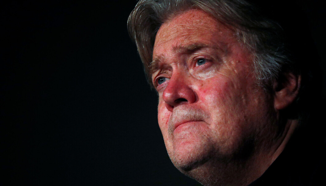 Steve Bannon kommer til Bergen i mai. Det gjør også filmskaperen bak ferske «The Brink», som har fulgt Bannon over tid. Foto: NTB scanpix Steve Bannon kommer til Bergen i mai. Det gjør også filmskaperen bak ferske «The Brink», som har fulgt Bannon over tid. Foto: NTB scanpix