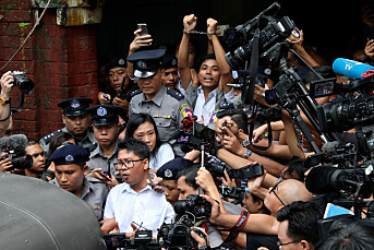Fengslede Reuters-reportere hedres med pressefrihetspris