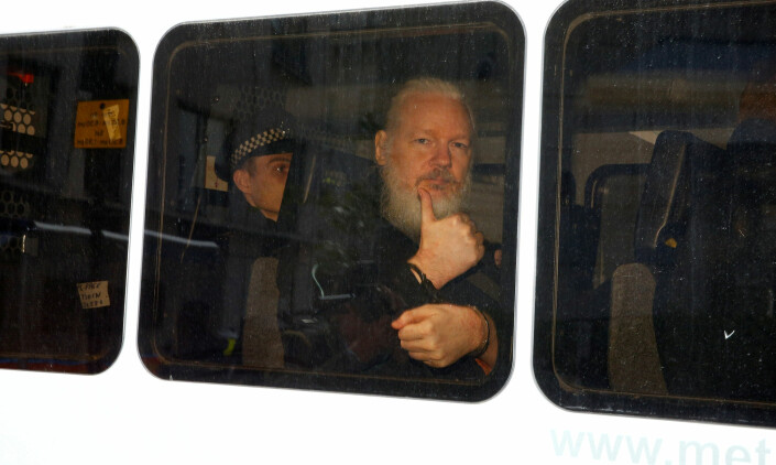 Julian Assange er pressefrihet i lenker