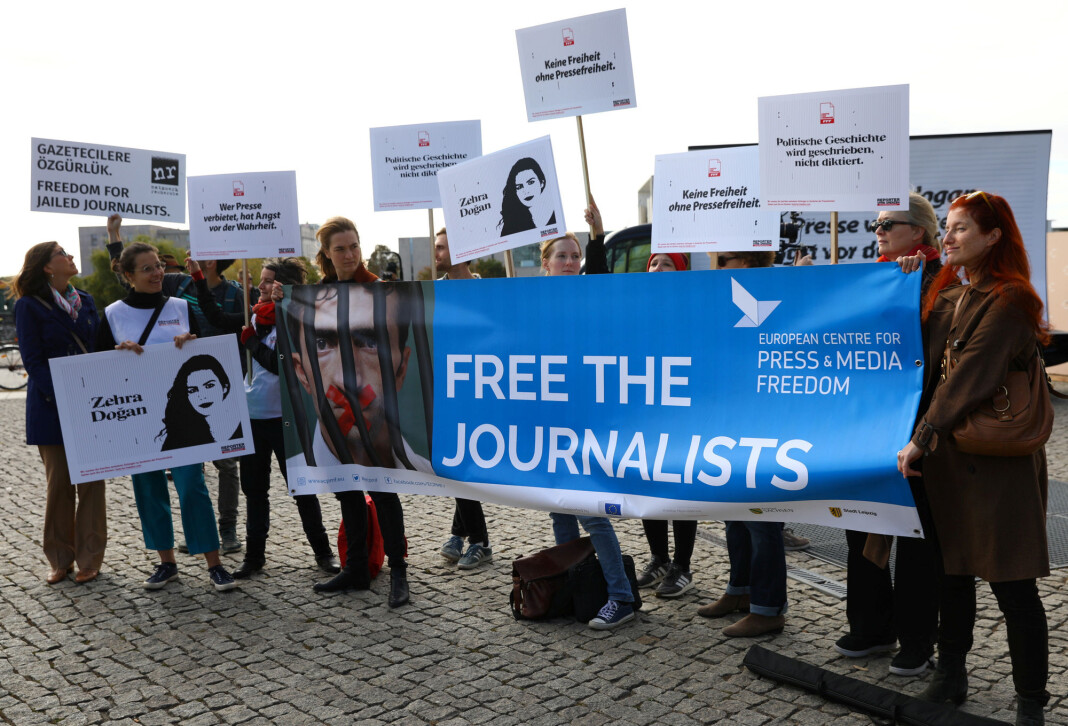 Norge er fortsatt det beste landet for journalister, viser Reportere uten grensers årlige pressefrihetsindeks. Samtidig stuper antallet land der journalister kan jobbe trygt. Foto: Reuters / NTB scanpix Norge er fortsatt det beste landet for journalister, viser Reportere uten grensers årlige pressefrihetsindeks. Samtidig stuper antallet land der journalister kan jobbe trygt. Foto: Reuters / NTB scanpix