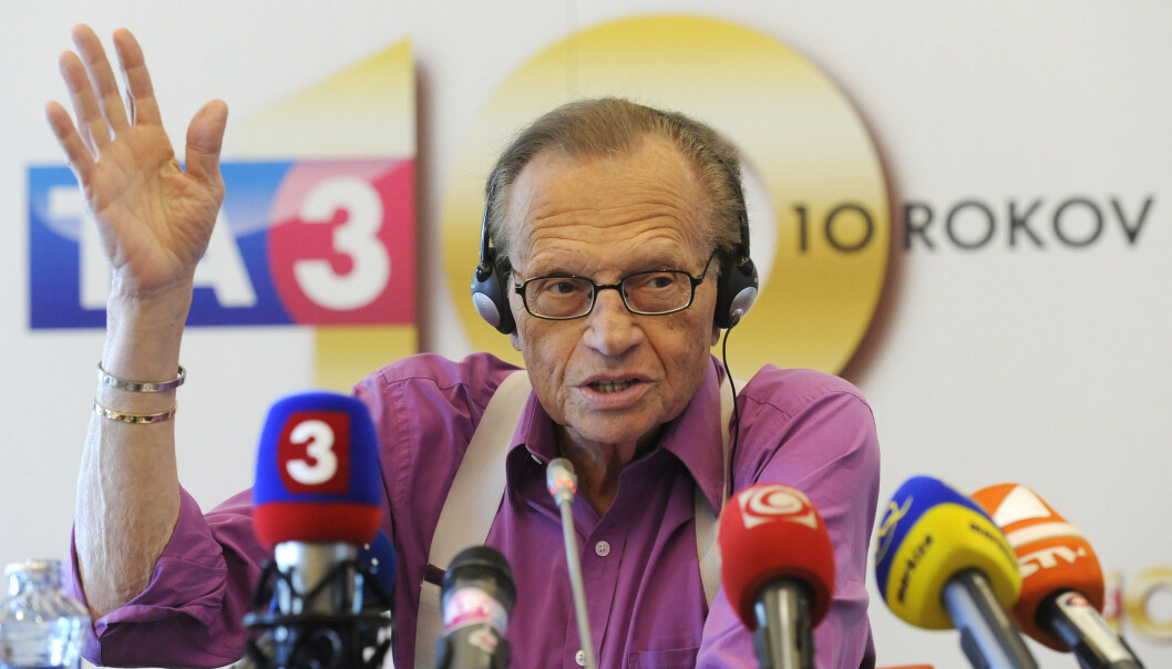 Legene hans forventer at han kommer seg helt igjen, sier en talsperson for Larry King. Foto: Reuters / NTB scanpix Legene hans forventer at han kommer seg helt igjen, sier en talsperson for Larry King. Foto: Reuters / NTB scanpix
