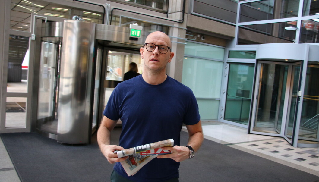 VGs utviklingsdirektør Ola Stenberg mener man ikke kan konkludere med at avisas sak om Trond Giske har svekket tilliten til hele Medie-Norge. Foto: Aleksander Vestrum / NTB scanpix VGs utviklingsdirektør Ola Stenberg mener man ikke kan konkludere med at avisas sak om Trond Giske har svekket tilliten til hele Medie-Norge. Foto: Aleksander Vestrum / NTB scanpix