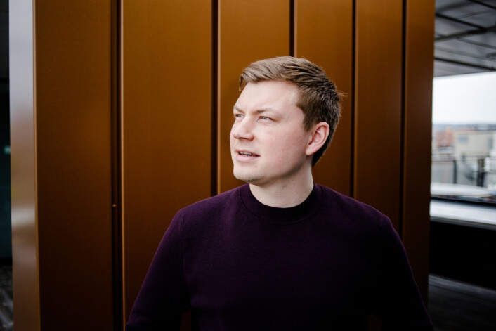 Jostein Larsen Østring er direktør for innholdsutvikling i Amedia. Her er han fotografert på toppen av Amedia-huset. Foto: Eskil Wie Furunes Jostein Larsen Østring er direktør for innholdsutvikling i Amedia. Her er han fotografert på toppen av Amedia-huset. Foto: Eskil Wie Furunes