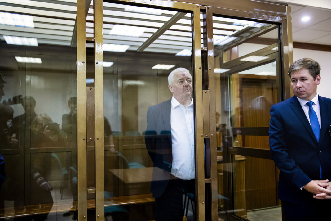 Frode Berg og hans forsvarer Ilja Novikov tilstede i byretten i Moskva i det dommen leses opp. Foto: Berit Roald / NTB scanpix Frode Berg og hans forsvarer Ilja Novikov tilstede i byretten i Moskva i det dommen leses opp. Foto: Berit Roald / NTB scanpix