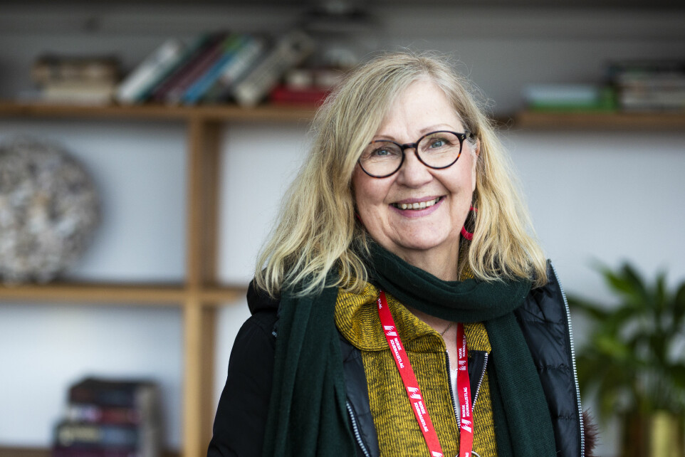 Anne Leppänen, grafisk journalist i avisa Kaleva i Finland. Foto: Kristine Lindebø