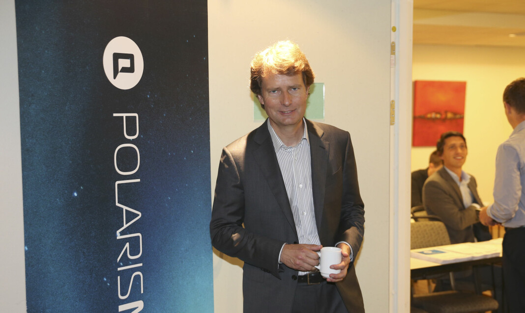 Konsernsjef Per Axel Koch i Polaris Media.