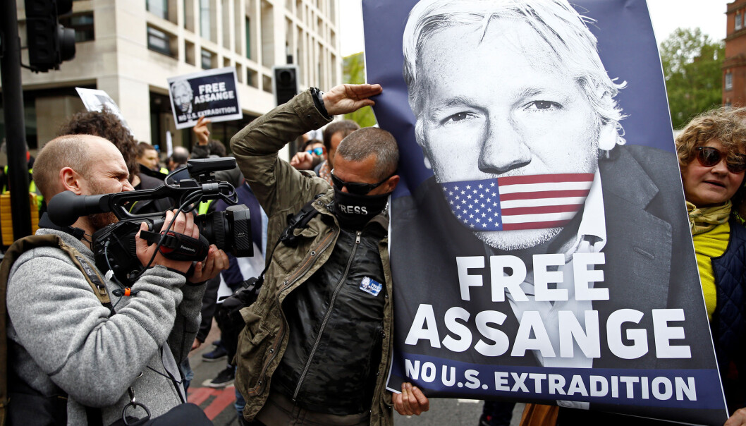 USAs justisdepartement offentliggjorde torsdag en tiltale med 18 punkter mot Julian Assange. Reuters / NTB scanpix USAs justisdepartement offentliggjorde torsdag en tiltale med 18 punkter mot Julian Assange. Reuters / NTB scanpix