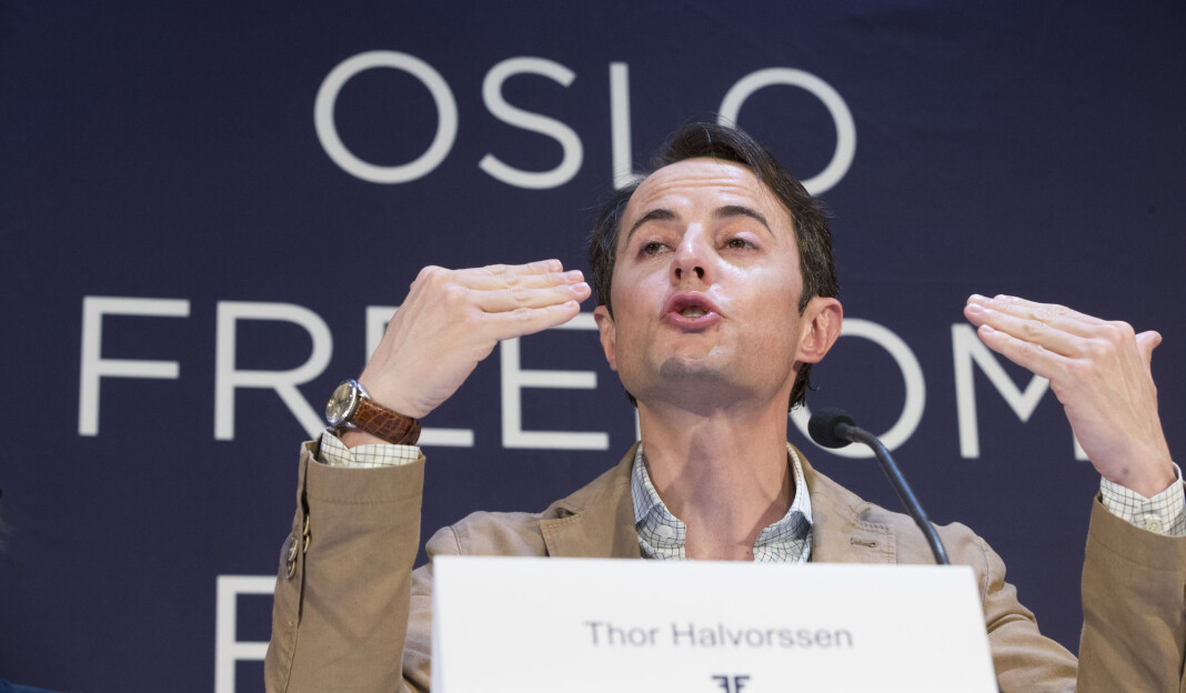 For ellevte gang arrangerer norsk-venezuelanske Thor Halvorssen Oslo Freedom Forum. Mandag går startskuddet for menneskerettighetskonferansen. Foto: Terje Pedersen / NTB scanpix For ellevte gang arrangerer norsk-venezuelanske Thor Halvorssen Oslo Freedom Forum. Mandag går startskuddet for menneskerettighetskonferansen. Foto: Terje Pedersen / NTB scanpix