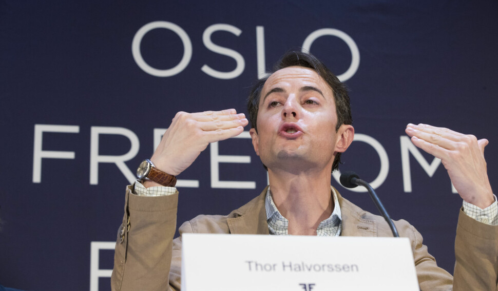 For ellevte gang arrangerer norsk-venezuelanske Thor Halvorssen Oslo Freedom Forum. Mandag går startskuddet for menneskerettighetskonferansen. Foto: Terje Pedersen / NTB scanpix