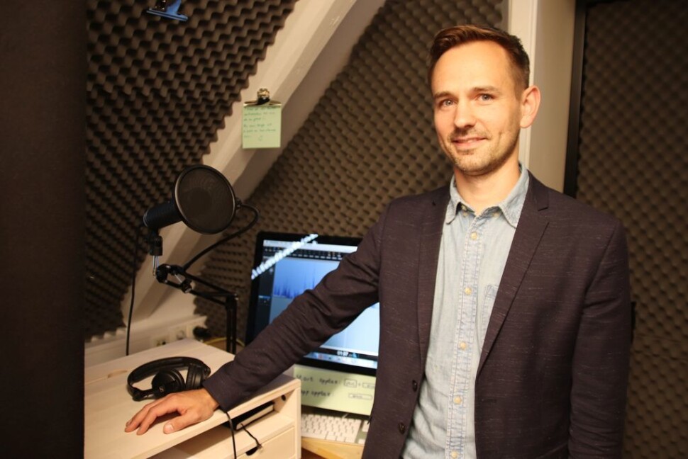 Markedssjef Gregor Falkner i Dag og Tid har stor tro på avisas nye lydsatsing. Foto: Dag og Tid Markedssjef Gregor Falkner i Dag og Tid har stor tro på avisas nye lydsatsing. Foto: Dag og Tid