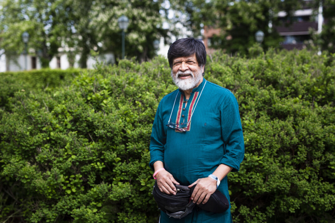 Fotojournalist og aktivist Shahidul Alam var i Fredrikstad under fotofestivalen Dok 19. Foto: Kristine Lindebø Fotojournalist og aktivist Shahidul Alam var i Fredrikstad under fotofestivalen Dok 19. Foto: Kristine Lindebø