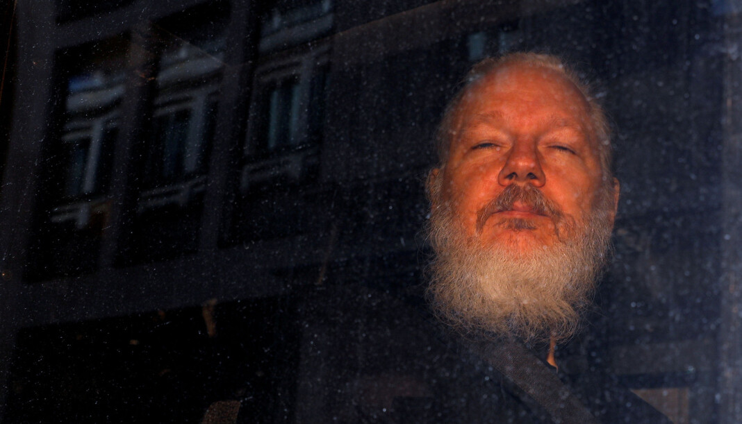 WikiLeaks-grunnlegger Julian Assange sitter fengslet i London for brudd på britiske kausjonsbetingelser. Foto: Peter Nicholls / Reuters / NTB scanpix WikiLeaks-grunnlegger Julian Assange sitter fengslet i London for brudd på britiske kausjonsbetingelser. Foto: Peter Nicholls / Reuters / NTB scanpix