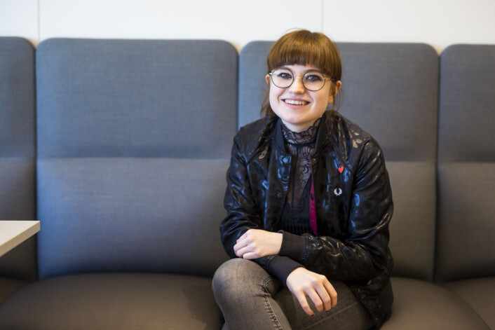 Marianne Lein Moe elsker film og TV, og skriver om det for Feedback, i tillegg til andre saker i iTrosmø. Foto: Kristine Lindebø Marianne Lein Moe elsker film og TV, og skriver om det for Feedback, i tillegg til andre saker i iTrosmø. Foto: Kristine Lindebø