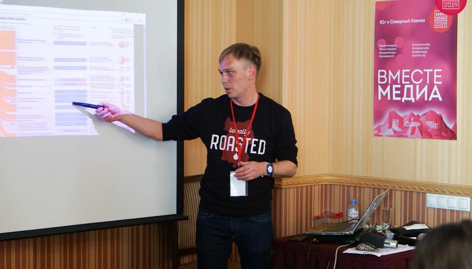Ivan Golunov jobber for den uavhengige nettavisen Meduza. Foto: Reuters / NTB scanpix