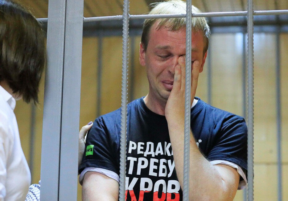 Gravejournalisten Ivan Gulunov ble lurt i en felle, mener hans arbeidsgiver. Foto: Reuters / NTB scanpix