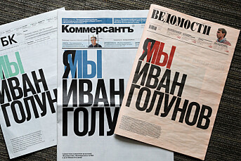Russiske aviser støtter narkosiktet journalist