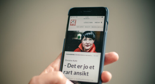 Se og Hør spurte om å få kjøpe Aftenpostens bilde. Da de fikk nei, publiserte de en skjermdump