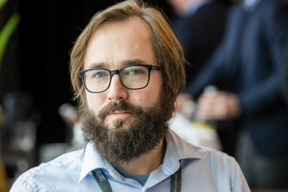 Filter Nyheter og redaktør Harald S. Klungtveit jobber med å få ferdig sin første papirutgave.