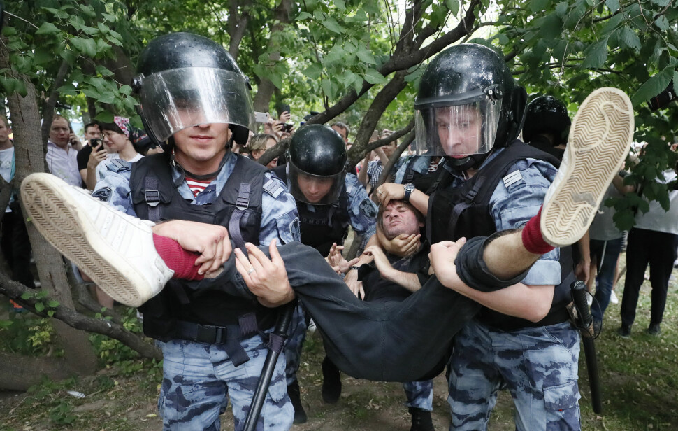 Siktelsen av gravejournalisten Ivan Golunov utløste dagens demonstrasjoner i Moskva. Foto: Reuters / NTB scanpix