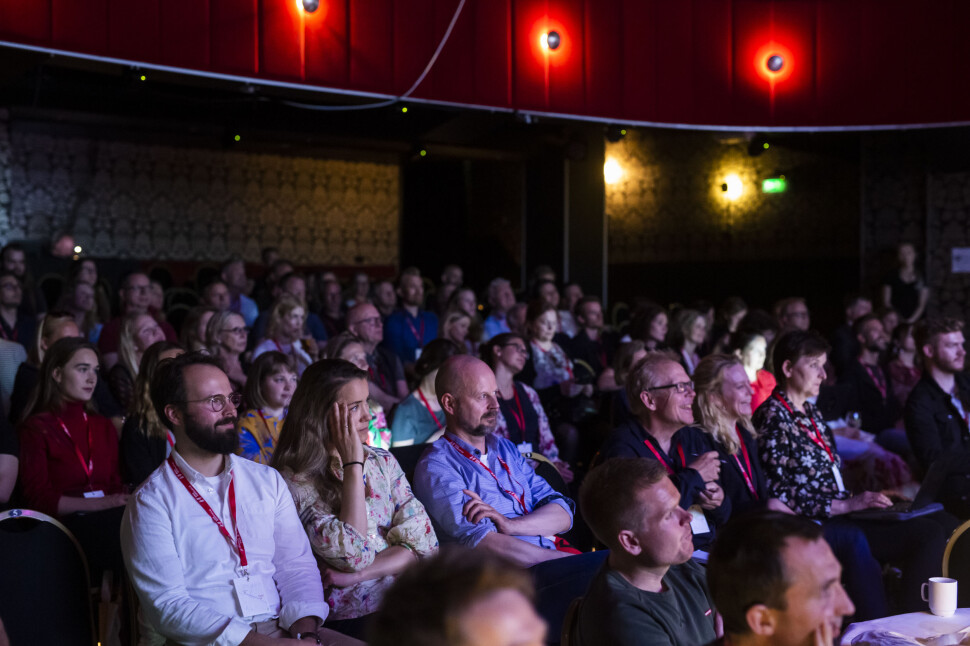 350 deltakere, gjester og foredragsholdere er samlet på Fortellingens kraft-konferansen i Bergen. Foto: Kristine Lindebø 350 deltakere, gjester og foredragsholdere er samlet på Fortellingens kraft-konferansen i Bergen. Foto: Kristine Lindebø