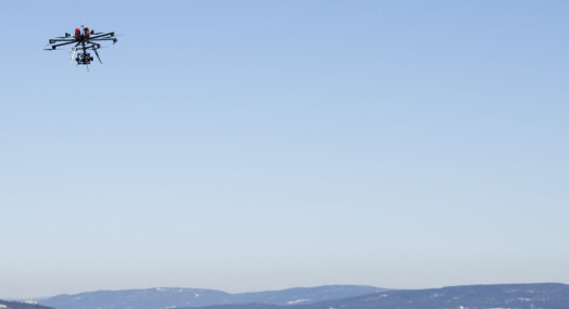Sa nei til drone, men helikopter var greit Sa nei til drone, men helikopter var greit