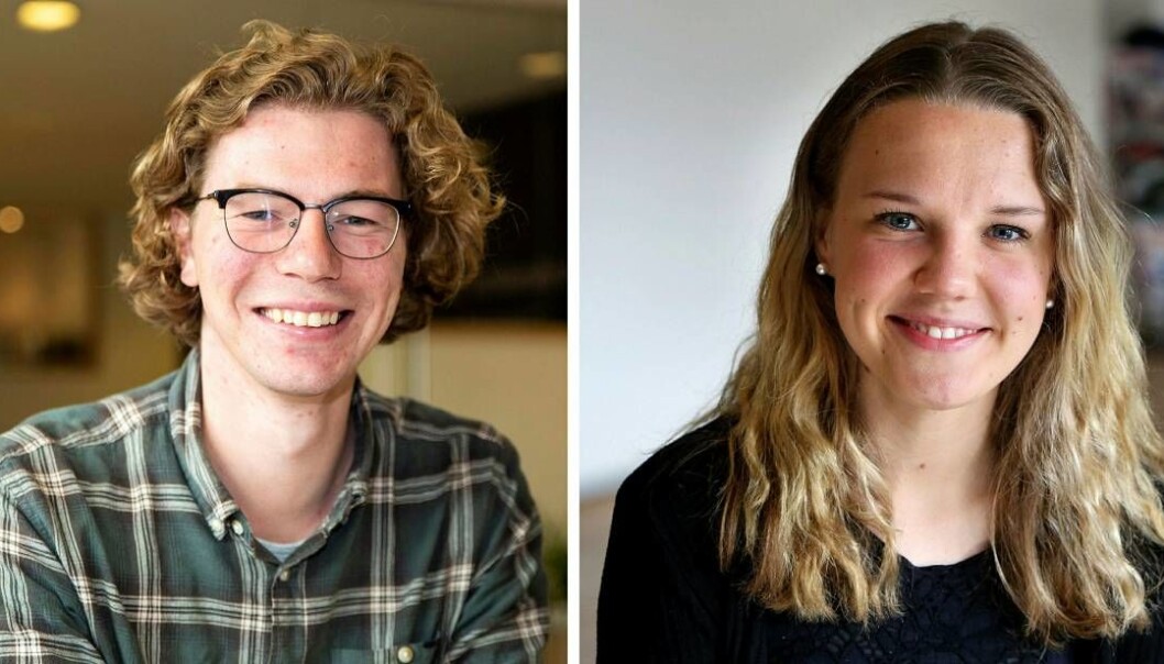 Ole Christian Nymoen (24) og Marie Lytomt Norum (25) har fått jobb i Budstikka. Foto: Kim van der Linden og Trine Jødal / Budstikka Ole Christian Nymoen (24) og Marie Lytomt Norum (25) har fått jobb i Budstikka. Foto: Kim van der Linden og Trine Jødal / Budstikka