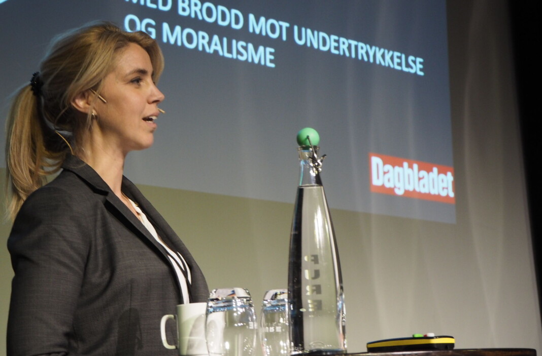 Medieklagenemnda har behandlet klage fra Dagbladet Pluss. Her Dagbladet-redaktør Alexandra Beverfjord. Medieklagenemnda har behandlet klage fra Dagbladet Pluss. Her Dagbladet-redaktør Alexandra Beverfjord.